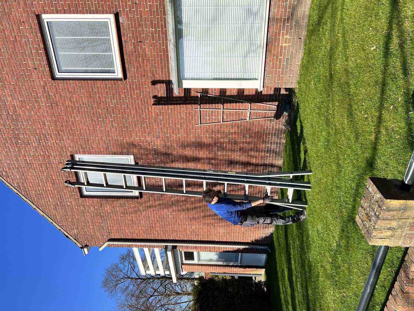 Stolwijk schoorsteenveger huis ladder